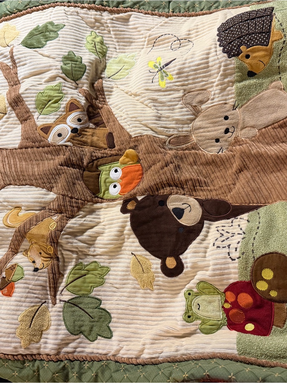Lambs & Ivy Woodland Quilted Wall Hanging or Quilt